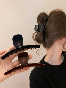 Elegant Acrylic Hair Claw Clip Set, Durable & Stylish Design, Perfect for Daily Use, Versatile Accessory for Women, Hair Claws Set