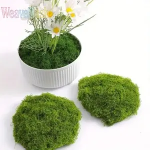 Artificial Moss Turf, Trending DIY Mini Landscape Decoration, Faux Moss Grass Mat for Bonsai & Craft Projects, Realistic Texture Fake Moss, Ideal for Home Garden, Terrarium, Wedding & Party Styling
