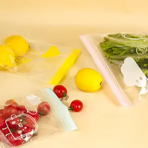 15/20/30 PCS，Small/medium/large size，Reusable Aluminum Food Storage Bags – Heavy-Duty Leakproof Zipper Pouches, Airtight & Tear-Resistant Resealable Bags for Meat, Vegetables, Snacks, and Leftovers, Zippered Storage Containers