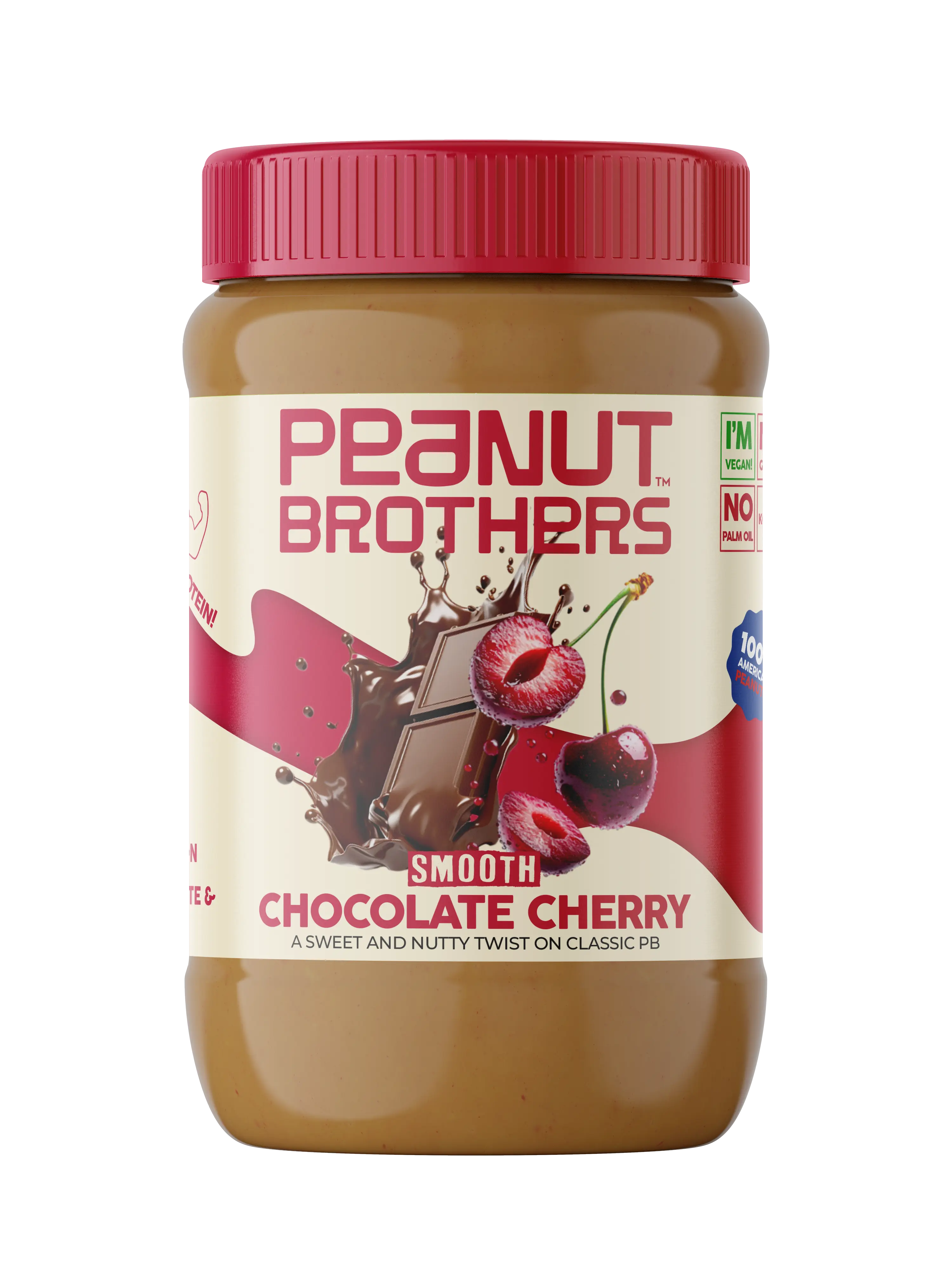 Chocolate Cherry Bomb - Peanut Brothers peanut butter