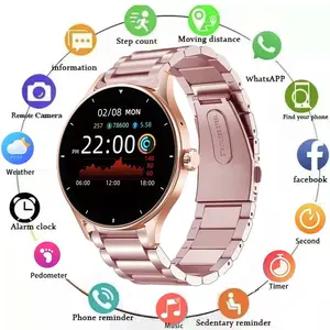 New 2026 Fashion Smart Watch Screen 1.53 Inch HD Holiday Gift for Men Women BT-compatible Phone Calls Health Tracker Sports Mode Notification Reminder