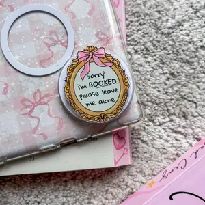 Coquette Kindle Grip Bookish Phone Grip Pink Bow Magnetic Kobo Holder Kindle Accessories Bookish Merch Birthday Gift for Book Lover