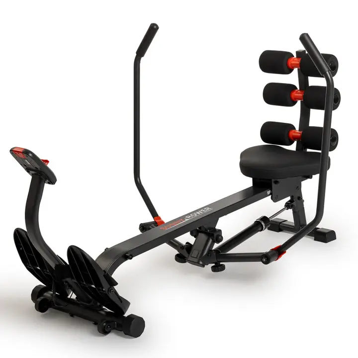 SUNNY Sunny Health & Fitness Rower & Rowing Machine, 2-in-1 Core Trainer, Full Motion Arms, 12-Level Resistance, SunnyFit App SUNNY Sunny Health & Fitness Rower & Rowing Machine, 2-in-1 Core Trainer, Full Motion Arms, 12-Level Resistance, SunnyFit App
