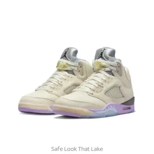 Retro Sp Discount Edition Washed Yellow Casual Sporty Versatile Durable Comfort Basketball Shoes