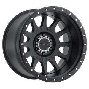 Method MR605 NV 20x10 -24mm Offset 6x135 87mm CB Matte Black Wheel