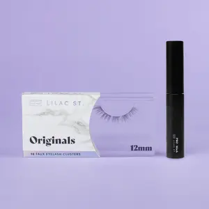 Lilac St. DIY Lash Extensions, PRO DUO, 10 Individual Lash Clusters, PRO Glue Bond, for At-Home Longwear Lash Extensions