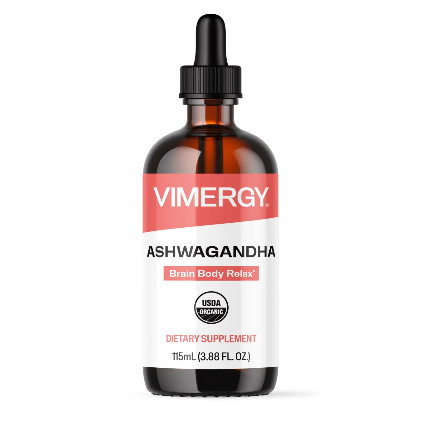 Vimergy Organic Ashwagandha 10:1 115mL Vimergy Organic Ashwagandha 10:1 115mL