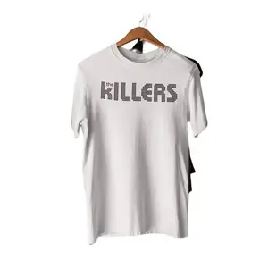 The Killers Logo T-Shirt Sams Town Battleborn V Festival 2014 Cotton Fabric  Top