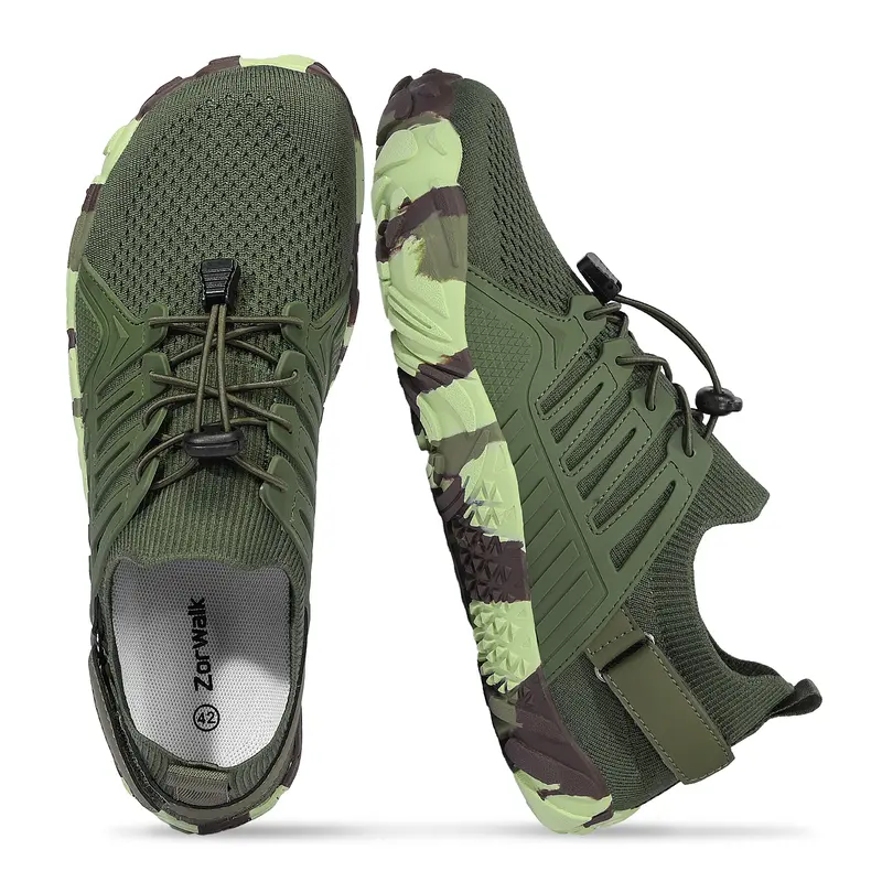 Zorwalk Men’s Minimalist Gym Shoes - Closed-Toe Trainer Footwear, Wide Toebox, 0-Drop Outsole, US Sizes for Gym, Walking Trainer Shoe (Women’s Option Available)