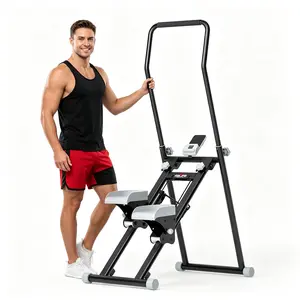 RELIFE REBUILD YOUR LIFE Upgraded Compact Stair Stepper for Cardio Training Home Gym Total Body Stairmaster Workout Machine with Extended Step Range