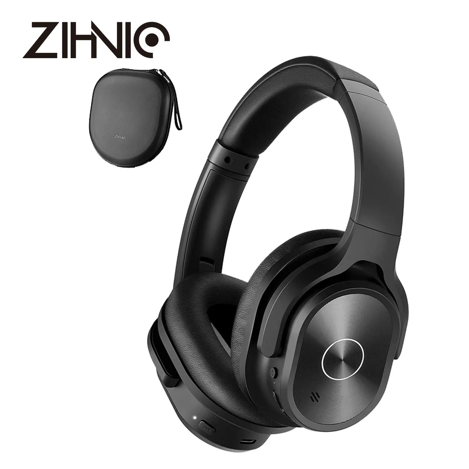 ZIHNIC PN9 Active Noise Cancellation Headphones,Wireless On Ear Bluetooth Headset, ,Foldable Earphones with Bulit-in Mic Over Ear,12 Months Warranty,Multi-color Optional Audio Earbud Electronic Folding Noise Cancelling