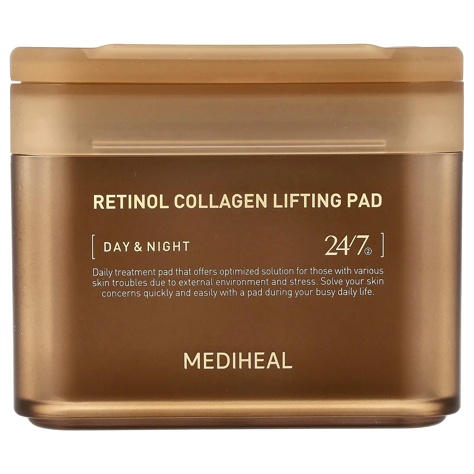 MEDIHEAL Retinol Collagen Lifting Pad, 100 Square Pads