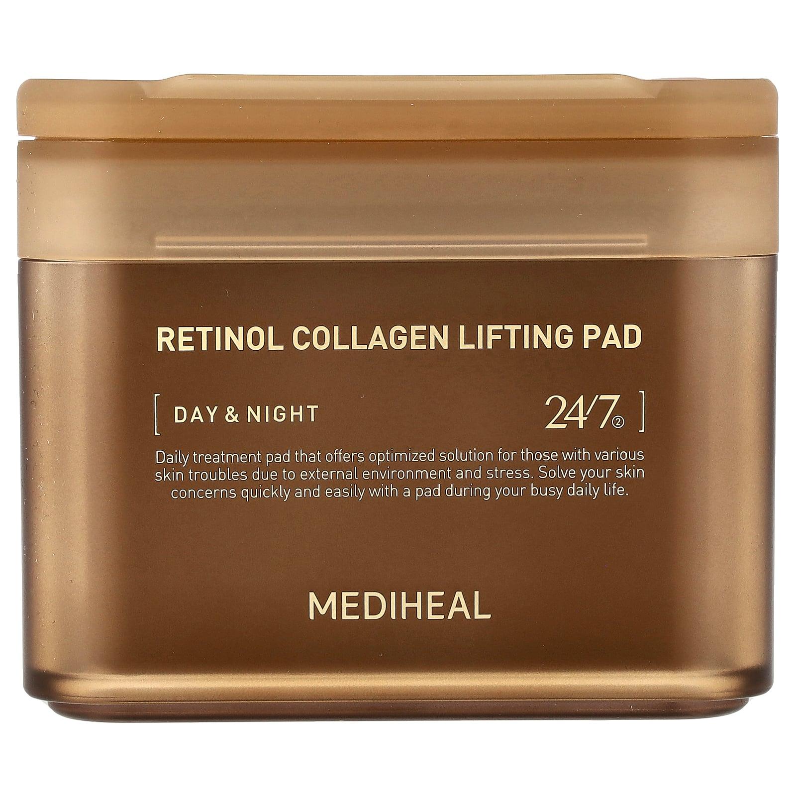 MEDIHEAL Retinol Collagen Lifting Pad, 100 Square Pads