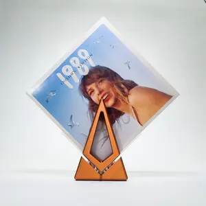 Vinyl Record Storage Display Holder - Bronze