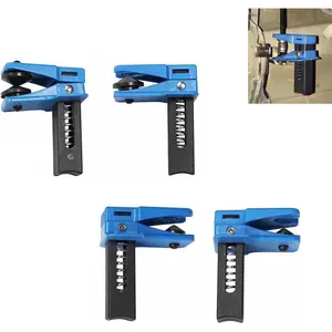 4 PCS Brake Line Clamp Brake Oil Line A/C Line Plug Service Tool Vertical Leak-free Brake Nozzle Stop Clip for Most Cars Trucks Portable Accessories (Blue)