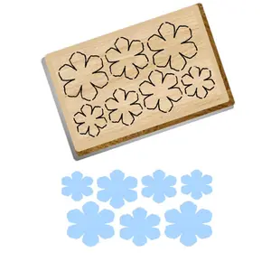 Flower Petal Shaped Cutting Die, Repeatable Cutting Die, DIY Scrapbooking & Stamping Tool for Most Machine