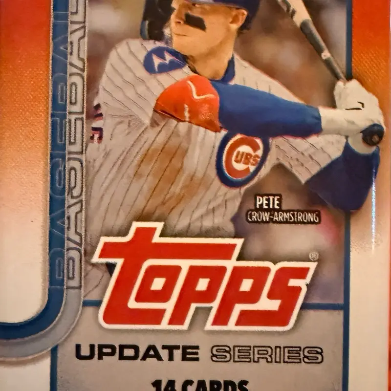 2025 Topps Updated Series baseball pack 14 cards