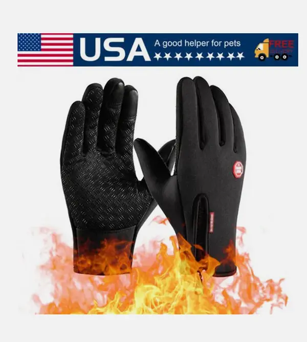 Thermal Windproof Waterproof Winter Gloves Touch Screen Warm Mittens Men Women