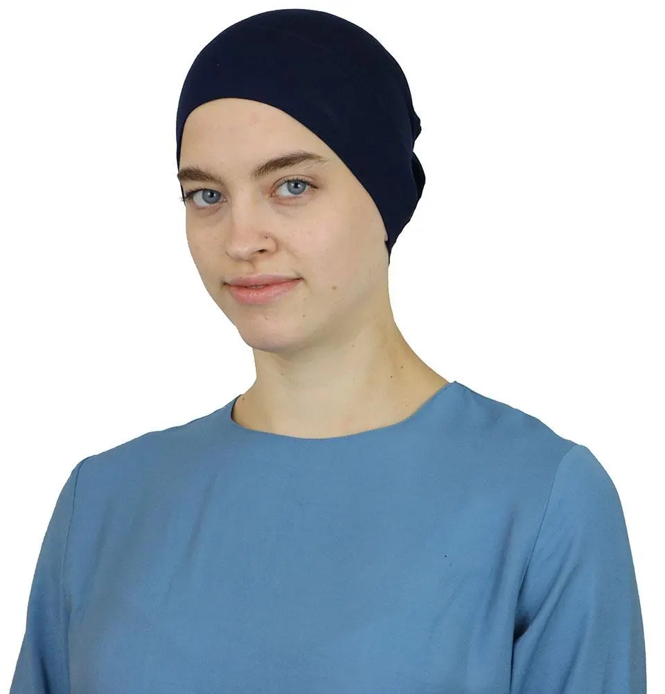 Modefa Jersey Tube Bonnet Underscarf - Navy Blue
