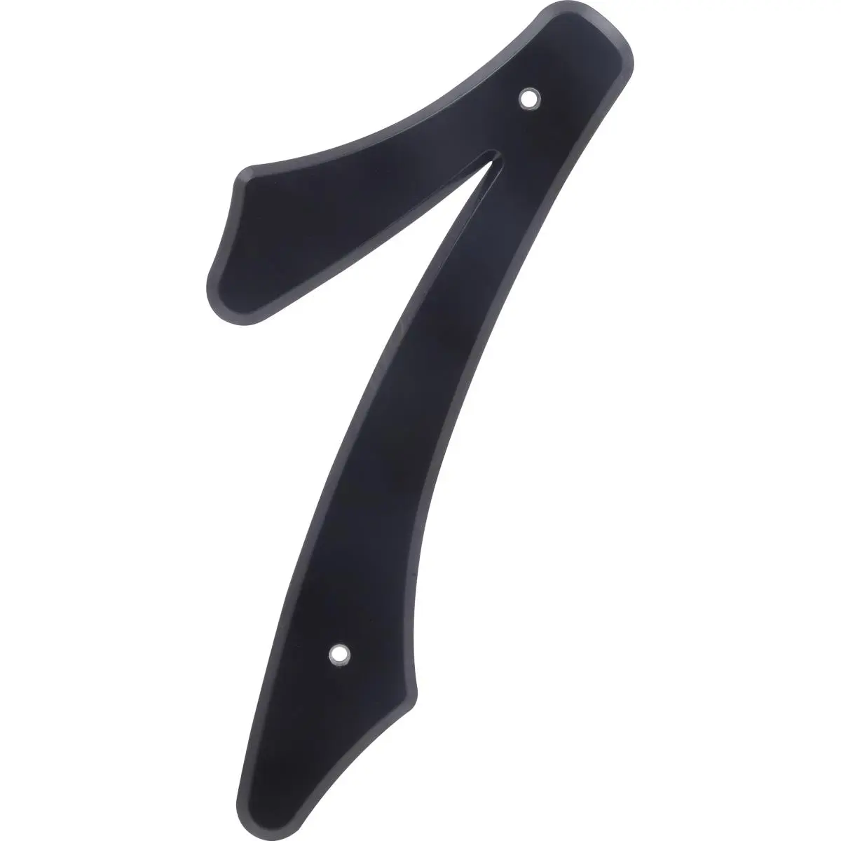 Hillman Group 839764 Nail-On Sturdy Weather Resistant Black Plastic 4 in. House Number Signs for Homeowners, Easily Visible from Street, Address Display Home Supplies - 7-Pack of 10