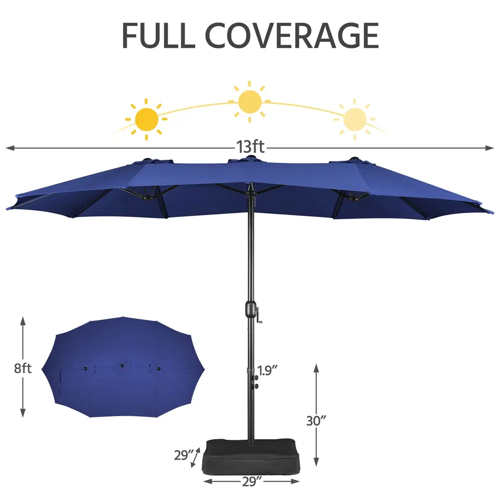 13FT-Navy Blue-Base Include