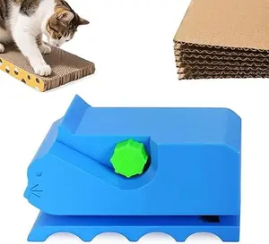 Cutter for Cat Scratchers,3D Printed Kitten Shaped Cutter Cardboard Handheld Cardboard Cutter Tool, DIY Cat Scratchers Cardboard Strip Tool, Cardboard Cutting Machine for Cat Lovers