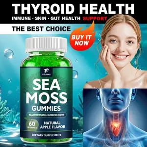 Sea Moss Gummies - Improve Immunity Supports Thyroid Health Anti-Aging Antioxidant Detox Beauty Health- Delicious Gummy Candies