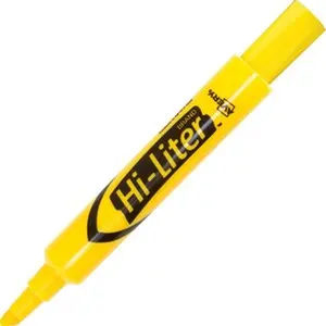Avery AVE07742 Desk Style Highlighters Chisel Marker, Yellow