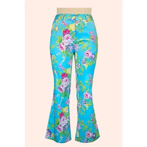 Palm Springs Floral Flare Leg Pant