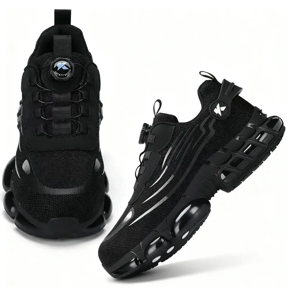 Men's Work & Safety Footwear - Indestructible Lightweight Sneakers with Steel & Composite Toe, Puncture-Proof for Construction, Composite Toe Work & Safety Footwear, Indestructible Work & Safety Footwear