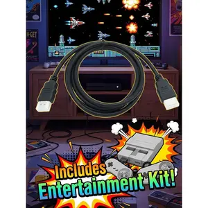 AV to HDMI TV Adapter for Classic Consoles – Nostalgia Bundle with Dual Controllers & Bonus Unit| Gift Ready Compact Laundry Washer and Dryer Set