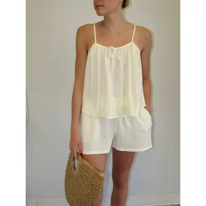 Lauren Linen Bottoms- Cream