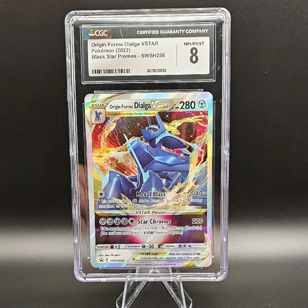 Pokemon - Origin Forme Dialga VSTAR SWSH256 - CGC NM/Mint 8