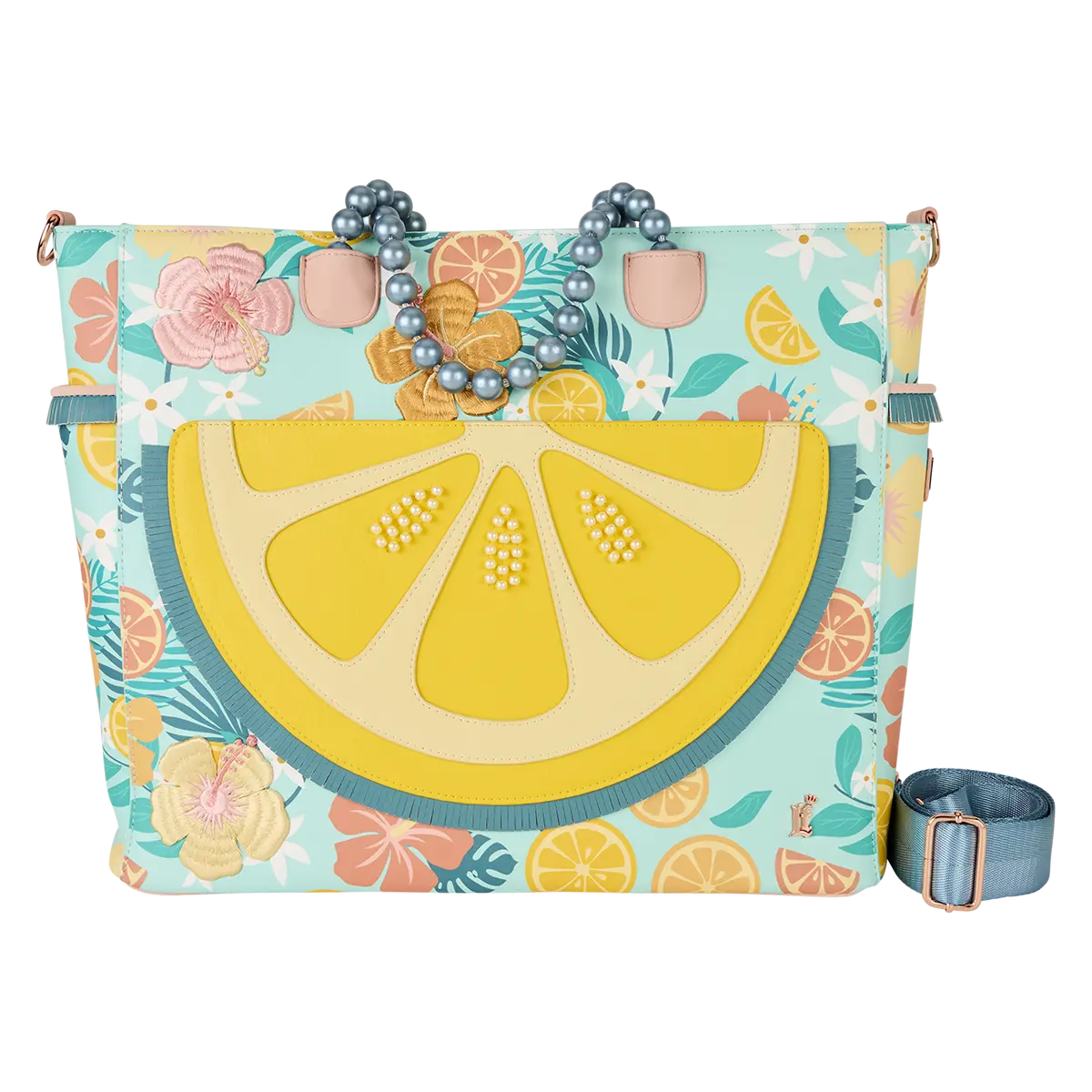 Lemon Convertible Tote Bag
