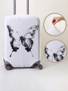 Butterfly Pattern Luggage Protector, Random Color Elastic Travel Bag Protector, Dust-proof Travel Accessories for Women & Men