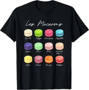 100% Cotton Macaron French Teacher Macaroon Lover Men Women T-Shirt