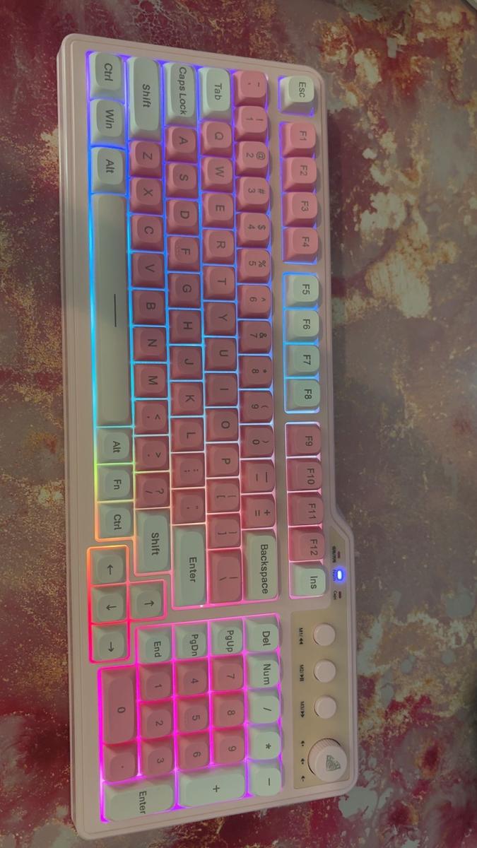 Item: White + Red + Light Pink, 1 Count