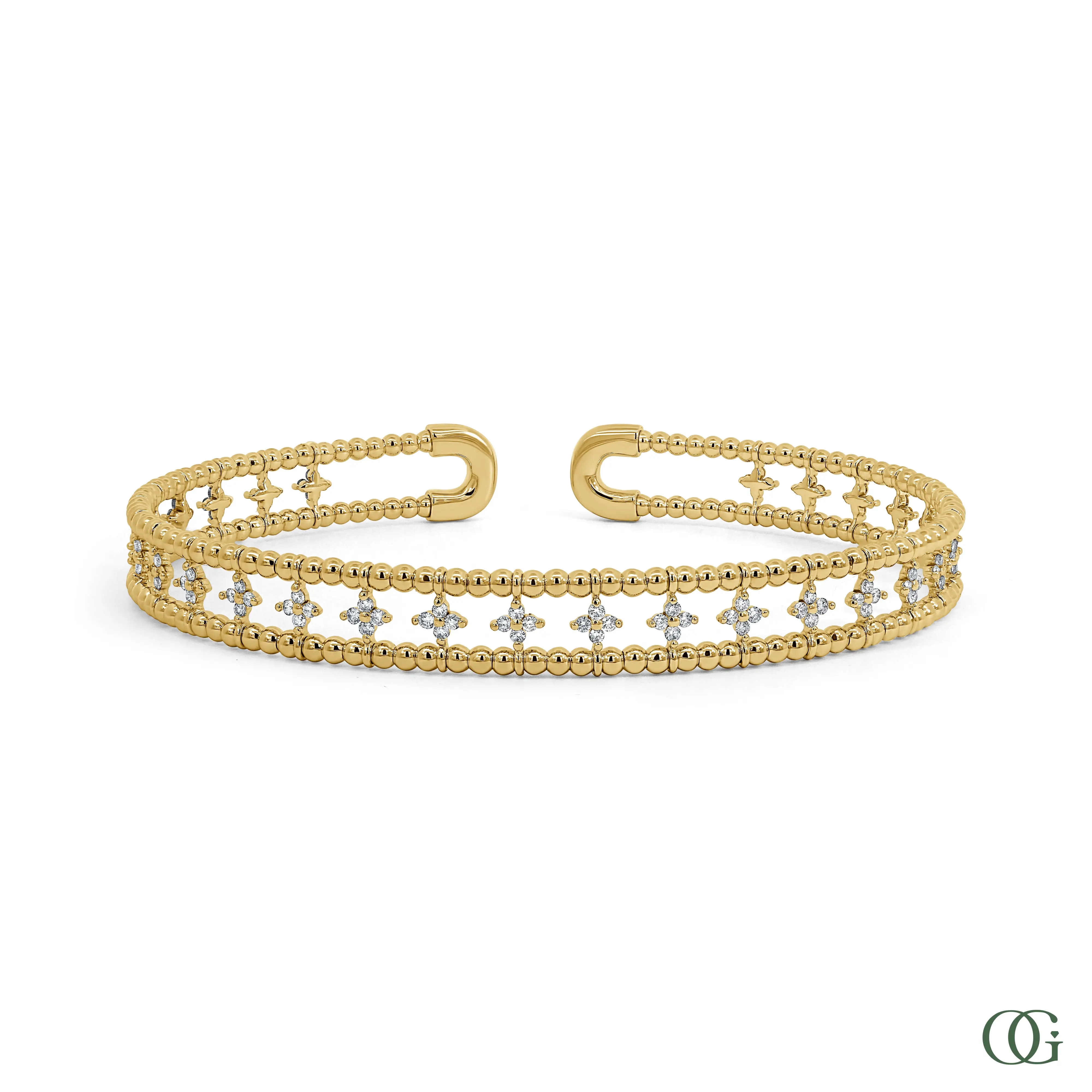 Dainty Elegant Diamond Bangle 0.6 CTW