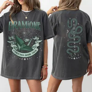 Dramione Fanfiction Club Shirt, Bookish Outfit, Dracotok Inspired Merch, Reader Apparel, Aesthetic Clothing, Potterhead Gift, Best Gift Idea