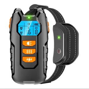 Remote Dog Training Collar Rechargeable Waterproof 300m Electric Shock, Anti-Barking Device for Pet Dogs, Dog Training Tool