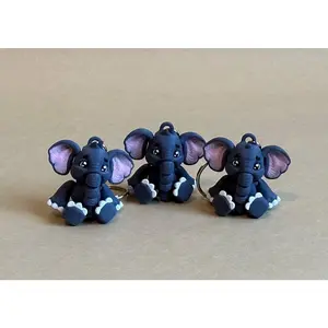 Boy Elephant Articulated Flexi Keychain