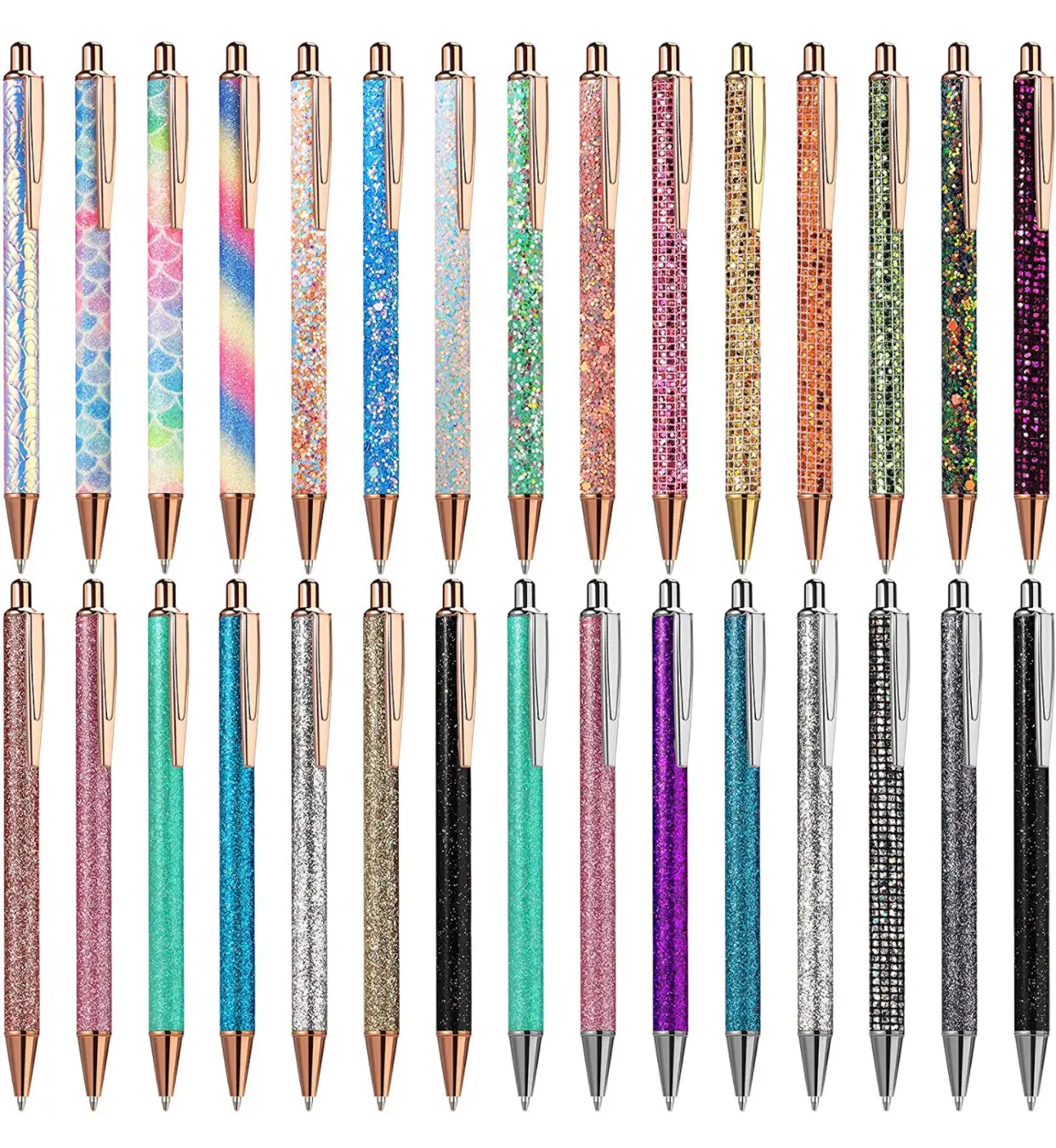 Pen - Metal Shimmer Glitter Pen - Metal Shimmer Glitter