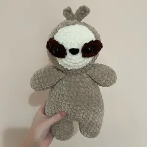 Sloth Crochet Plushie, Handmade Stuffed Animal