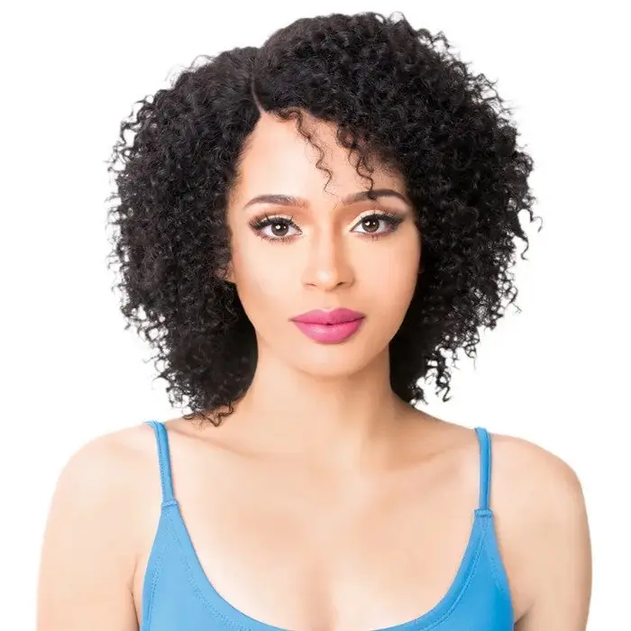 Its a Wig Brazilian Human Hair Swiss Lace Front Wig - HH WET N WAVY STORY