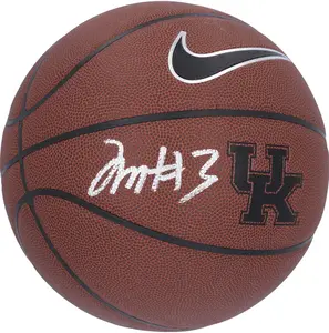 Tyrese Maxey Kentucky Wildcats Autographed Nike Team Logo Replica Basketball - Fanatics Authentic Certified
