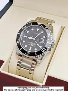 Water Ghost Series Automatic Watch Men, Stylish High-Value Waterproof Luminous Luxury Student Wristwatch, Business Quartz Watch Gift, Luminous Fashionable Watch, Analog Watch