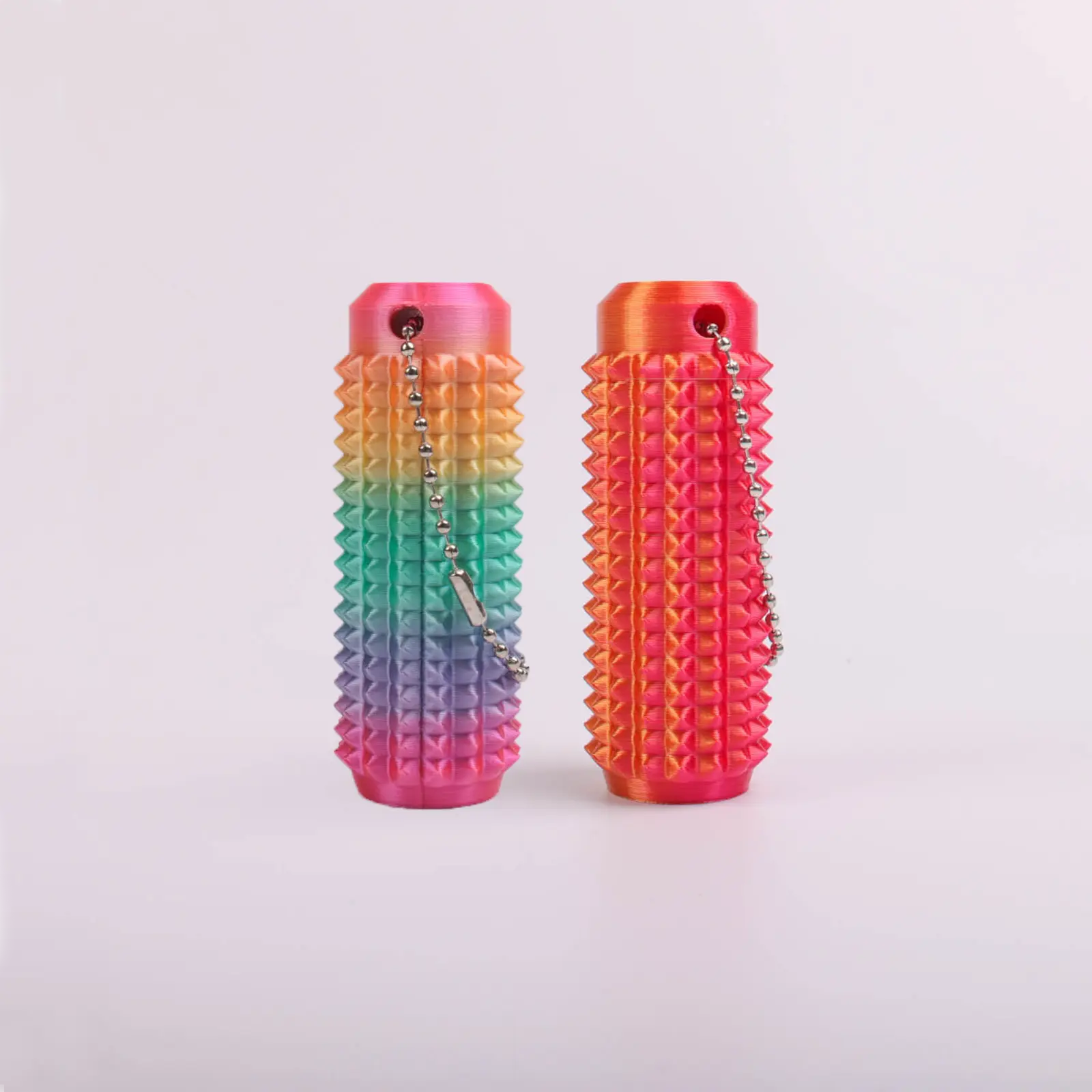 2 count Set Spiky Fidget Keychain – Pocket Mini Sensory Toy for Anxiety Relief, Focus & Stress Venting, Fun Novelty Gift | dealsforyoudays