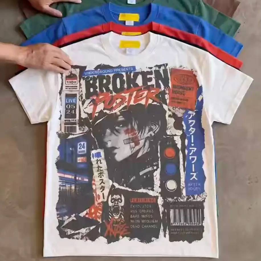 Men's Printed Cotton Crew-Neck Short-Sleeve Casual T-Shirt, Menswear Everyday Top