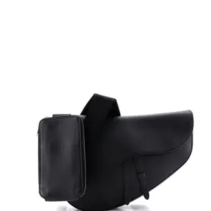 Pre-owned Dior material Messenger Bags Christian Saddle Crossbody Bag Leather by Rebag