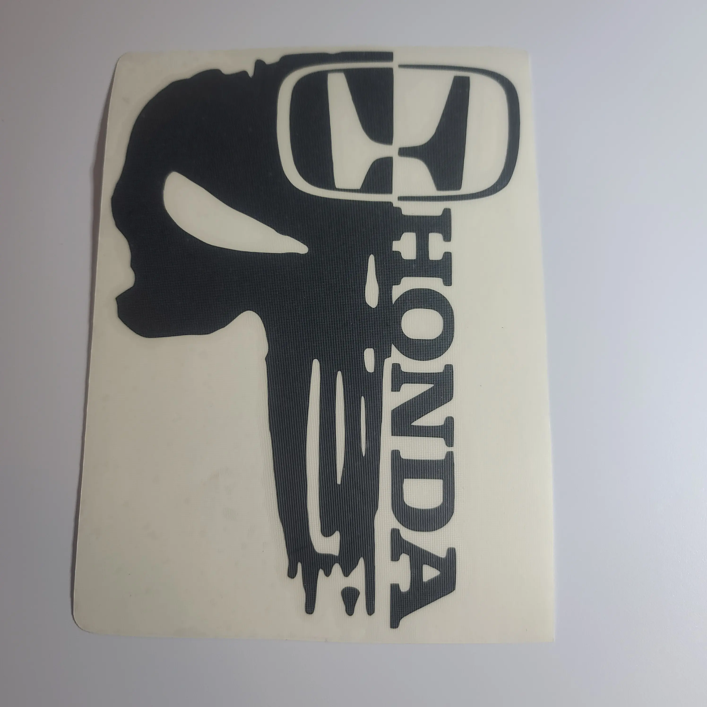 HONDA PUNISHER VINYL DECAL 5 X 7 INCHES
